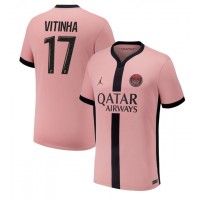 Camisa de Futebol Paris Saint-Germain Vitinha #17 Equipamento Alternativo 2024-25 Manga Curta